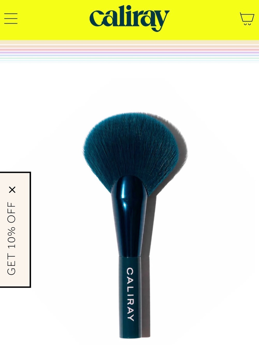 Caliray glow your own way highlighter brush